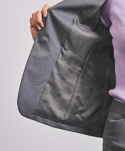 UNITED ARROWS（ユナイテッドアローズ）の「UPCB CERRUTI ピンストライプ 1ボタン ジャケット◆（テーラードジャケット・レディース・ネイビー/ライトグレー・34/36/38/40）」の5枚目の写真