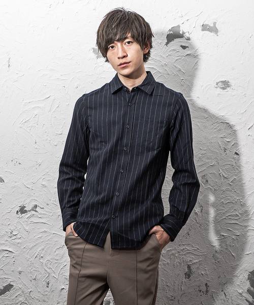 MinoriTY（マイノリティ）の「レギュラーカラービエラチェックシャツ（シャツ/ブラウス・メンズ・ホワイト/ネイビー/ブラック系その他/ベージュ系その他/ブルー系その他/レッド系その他/ワイン/ブルー系その他2/レッド系その他2/チェック・S/M/L/XL）」の6枚目の写真