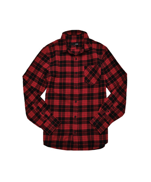 MinoriTY（マイノリティ）の「レギュラーカラービエラチェックシャツ（シャツ/ブラウス・メンズ・ホワイト/ネイビー/ブラック系その他/ベージュ系その他/ブルー系その他/レッド系その他/ワイン/ブルー系その他2/レッド系その他2/チェック・S/M/L/XL）」の13枚目の写真