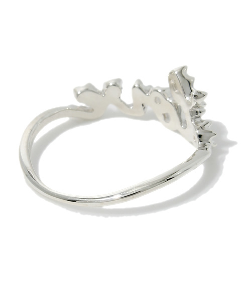 e.m.（イーエム）の「SILVER925 LOVEスタッズピンキーリング