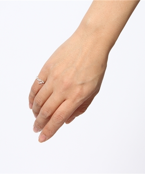 e.m.（イーエム）の「SILVER925 LOVEスタッズピンキーリング