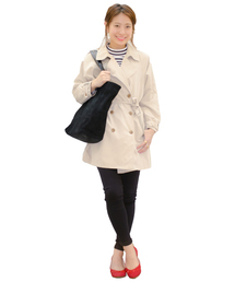 mystic | 配色トレンチコート(トレンチコート)