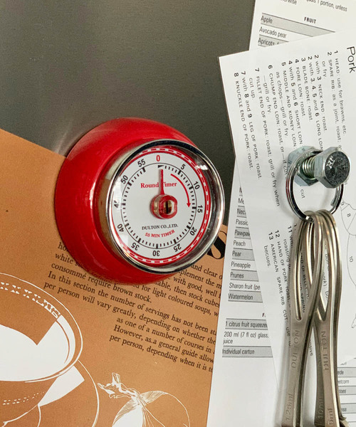 DULTON(ダルトン)の「KITCHEN TIMER WITH MAGNET/マグネット キッチン タイマー(キッチンツール・メンズ・ブラック/レッド/サックスブルー/イエロー/アイボリー/ミント/グレー/オリーブ/ブルーグリーン・FREE)」の9枚目の写真