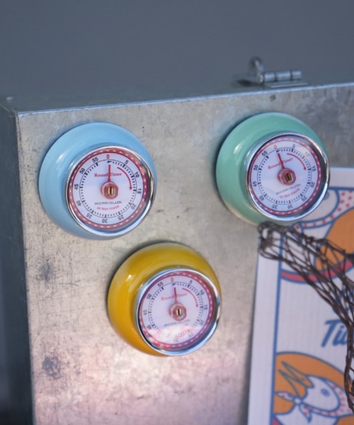 DULTON(ダルトン)の「KITCHEN TIMER WITH MAGNET/マグネット キッチン タイマー(キッチンツール・メンズ・ブラック/レッド/サックスブルー/イエロー/アイボリー/ミント/グレー/オリーブ/ブルーグリーン・FREE)」の19枚目の写真