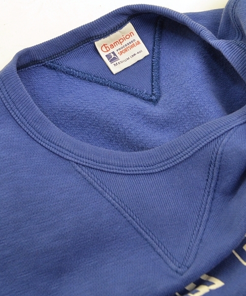 SHIPS(シップス)の「Champion: 【SHIPS AUTHENTIC 別注】 チャンピオン プリント クルーネック スウェット 14SS■(スウェット・メンズ・アイボリー/ヘザ-グレー/ブルー/ネイビー・SMALL/MEDIUM/LARGE)」の16枚目の写真