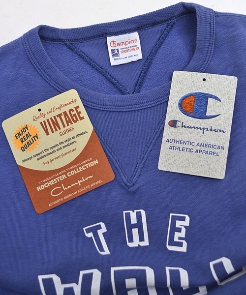 SHIPS(シップス)の「Champion: 【SHIPS AUTHENTIC 別注】 チャンピオン プリント クルーネック スウェット 14SS■(スウェット・メンズ・アイボリー/ヘザ-グレー/ブルー/ネイビー・SMALL/MEDIUM/LARGE)」の9枚目の写真