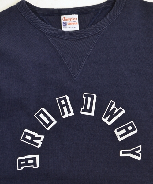 SHIPS(シップス)の「Champion: 【SHIPS AUTHENTIC 別注】 チャンピオン プリント クルーネック スウェット 14SS■(スウェット・メンズ・アイボリー/ヘザ-グレー/ブルー/ネイビー・SMALL/MEDIUM/LARGE)」の7枚目の写真