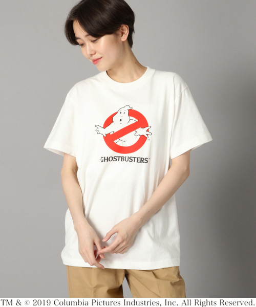 LOWRYS FARM(ローリーズファーム)の「CINEMA TEE 833253(Tシャツ/カットソー・レディース・オフホワイト/ホワイト系その他/ブラック・FREE)」の2枚目の写真