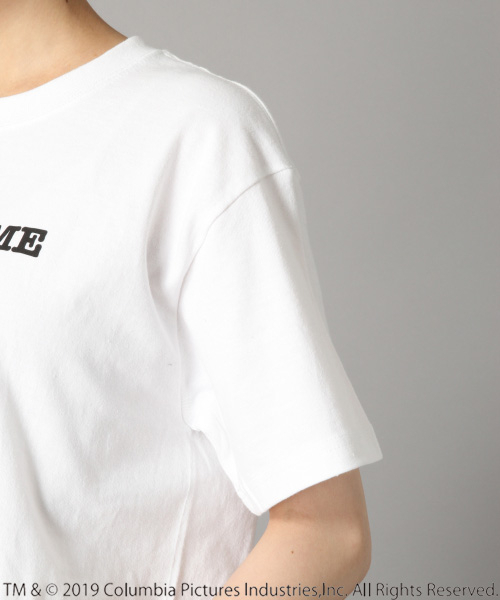 LOWRYS FARM(ローリーズファーム)の「CINEMA TEE 833253(Tシャツ/カットソー・レディース・オフホワイト/ホワイト系その他/ブラック・FREE)」の8枚目の写真