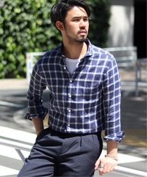 EDIFICE | MONTI Li CHECK カッタウェイ シャツ(シャツ/ブラウス)