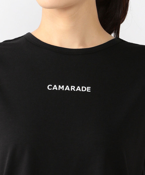 Petit Honfleur（プチオンフルール）の「【COOLER TOUCHシリーズ】ロゴプリントTシャツ（Tシャツ/カットソー・レディース・ブラック/ネイビー/カーキ・M size/L size）」の8枚目の写真