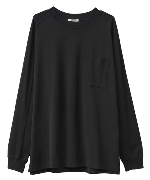 CLANE（クラネ）の「クラネ オム CLANE HOMME / アーバンジャージーT/ロングスリーブ URBANE JERSEY L/S（Tシャツ/カットソー・メンズ・ブラック/ベージュ/ホワイト・1/2）」の2枚目の写真