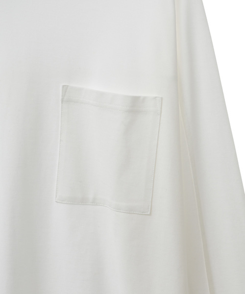 CLANE（クラネ）の「クラネ オム CLANE HOMME / アーバンジャージーT/ロングスリーブ URBANE JERSEY L/S（Tシャツ/カットソー・メンズ・ブラック/ベージュ/ホワイト・1/2）」の13枚目の写真