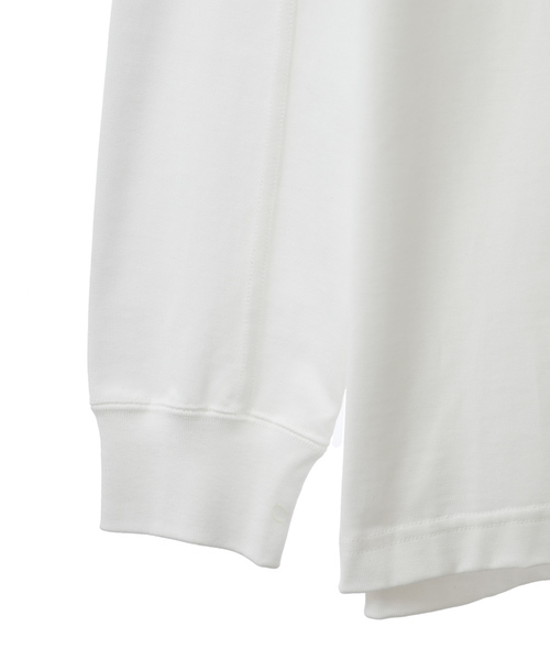 CLANE（クラネ）の「クラネ オム CLANE HOMME / アーバンジャージーT/ロングスリーブ URBANE JERSEY L/S（Tシャツ/カットソー・メンズ・ブラック/ベージュ/ホワイト・1/2）」の12枚目の写真