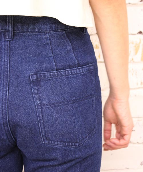 Kastane（カスタネ）の「【Kastane】裁ちきりデニムパンツ（その他パンツ・レディース・ホワイト/ブルー・MEDIUM/SMALL）」の10枚目の写真