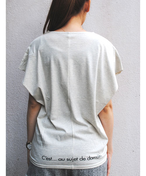 SILAS(サイラス)の「S/S BIG TOP FRAN(Tシャツ/カットソー・レディース・ホワイト/グレー/ブルー・ONE SIZE)」の5枚目の写真