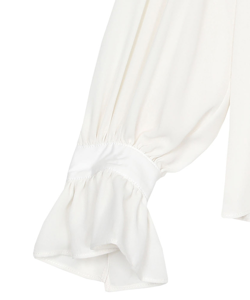 Ameri（アメリ）の「LADY DRESS SHIRT（シャツ/ブラウス・レディース・オフホワイト/ミント・FREE）」の9枚目の写真