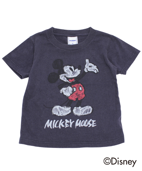 XLARGE KIDS（エクストララージキッズ）の「【Disney（ディズニー）】 S/S TEE MICKEY/ ミッキー（Tシャツ/カットソー・キッズ・ネイビー/ホワイト/ブラック/アッシュ・6T/7T/4T/5T/8T）」の4枚目の写真
