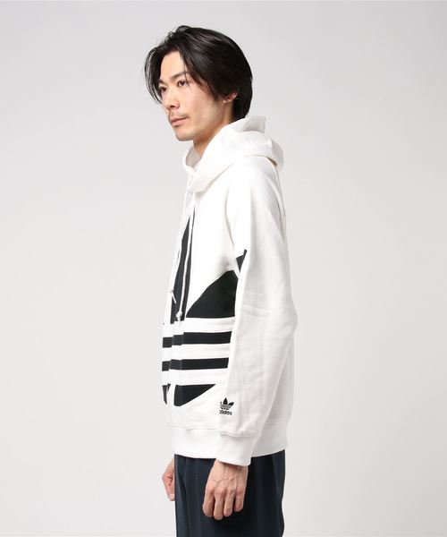 adidas Originals(アディダスオリジナルス)の「adidas Originals/アディダス オリジナルス BIG TREFOIL HOODIE/ビッグ トレフォイル フーディー(パーカー・メンズ・レッド/ブラック/ホワイト・S/M/XL/L)」の5枚目の写真