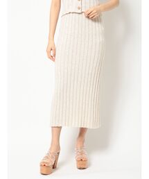 MERCURYDUO | リブタイトニットスカート(スカート)