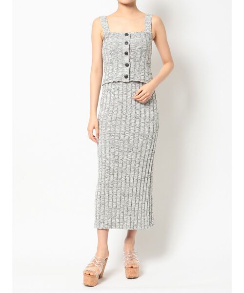 MERCURYDUO（マーキュリーデュオ）の「リブタイトニットスカート（スカート・レディース・アイボリー/ミント/その他1・FREE）」の6枚目の写真