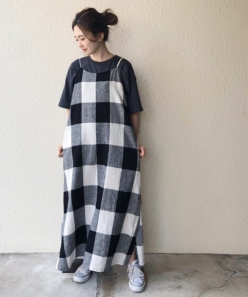 AMERICAN HOLIC(アメリカンホリック)の「リネンブレンド裾スリットキャミワンピース*(ワンピース)」|その他5