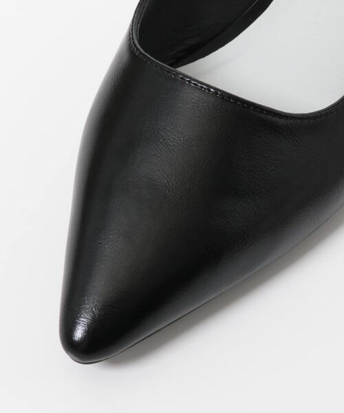 SENSE OF PLACE by URBAN RESEARCH（センスオブプレイスバイアーバンリサーチ）の「ポインテッドトウストラップミュール（その他シューズ・レディース・ブラック/ライトベージュ・MEDIUM/LARGE）」の5枚目の写真