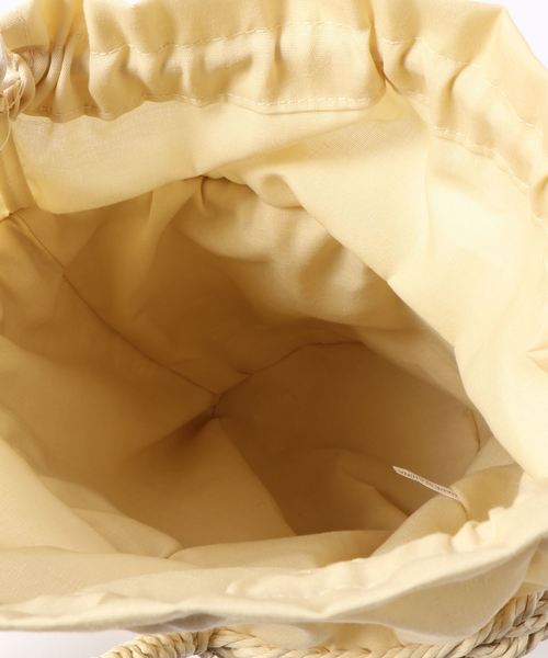 fifth（フィフス）の「ナチュラル巾着かごバッグ（かごバッグ・レディース・ベージュ/アイボリー・FREE）」の15枚目の写真