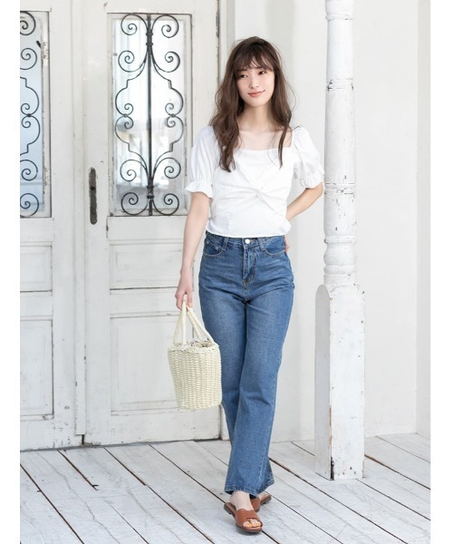 fifth（フィフス）の「ナチュラル巾着かごバッグ（かごバッグ・レディース・ベージュ/アイボリー・FREE）」の12枚目の写真