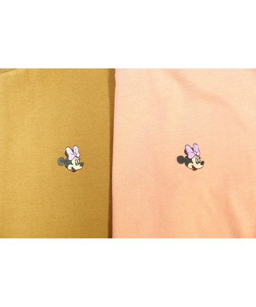 &yam(アンドヤム)の「ミッキー刺繍T(Tシャツ/カットソー・キッズ・ホワイト/キャメル/ピンク/カーキ/ブラック/チャコールグレー・90/100/110/120/130/140/150)」の18枚目の写真