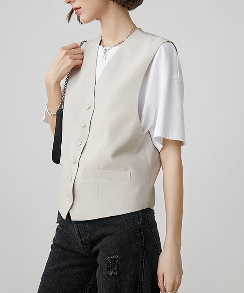 Fano Studios（ファノ ストゥディオズ）の「【Fano Studios】ストレートシルエット ブラック ダメージデニムパンツ FX20K143（デニムパンツ・レディース・ブラック・S/M/L）」の8枚目の写真