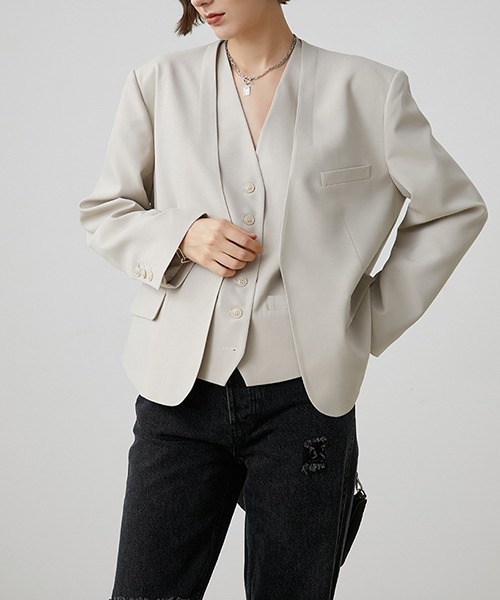 Fano Studios（ファノ ストゥディオズ）の「【Fano Studios】ストレートシルエット ブラック ダメージデニムパンツ FX20K143（デニムパンツ・レディース・ブラック・S/M/L）」の19枚目の写真