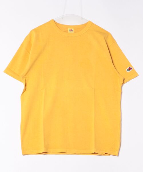 FRUIT OF THE LOOM(フルーツオブザルーム)の「製品染め S/S Tシャツ / Tシャツ / 半袖 / 無地 / ユニセックス(Tシャツ/カットソー・レディース・パープル/ミント/グリーン/イエロー/レッド・S/M/L/XL)」の4枚目の写真