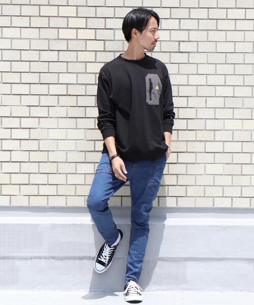 KELTY（ケルティ）の「KELTY(ケルティ)別注ポケットウラケクルーネックスウェット(ベージュ、ダークブラウン⇒WEB限定カラー)#（スウェット・メンズ・ブラック/ホワイト/ダークブラウン/ケリー/ベージュ・SMALL/MEDIUM/X-LARGE/LARGE）」の8枚目の写真