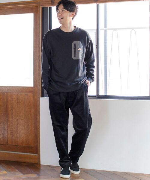 KELTY（ケルティ）の「KELTY(ケルティ)別注ポケットウラケクルーネックスウェット(ベージュ、ダークブラウン⇒WEB限定カラー)#（スウェット・メンズ・ブラック/ホワイト/ダークブラウン/ケリー/ベージュ・SMALL/MEDIUM/X-LARGE/LARGE）」の17枚目の写真