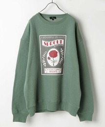 ZIP FIVE | イラストクルーオーバーサイズスウェット【ユニセックス】(スウェット)