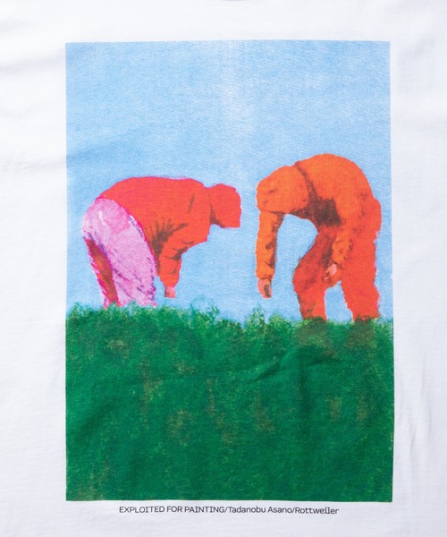 ROTTWEILER（ロットワイラー）の「TadanobuAsano×Rottweiler Gardener Tee（Tシャツ/カットソー・メンズ・ホワイト・L/M）」の6枚目の写真