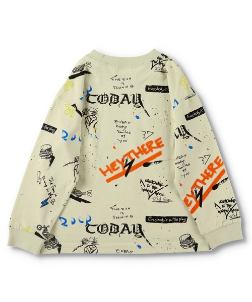 Radchap ラッドチャップ の ペイント落書き長袖tシャツ Tシャツ カットソー Wear