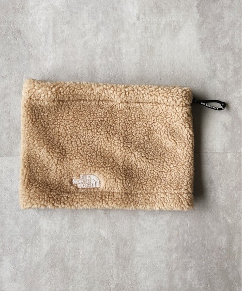 THE NORTH FACE（ザノースフェイス）の「【THE NORTHFACE (ザ・ノース・フェイス)】 ボアフリース ネックウォーマー FLEECE NECK WARMER（ネックウォーマー/スヌード・メンズ・ブラック/ダークベージュ/キャメル・FREE）」の15枚目の写真