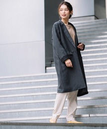 レディースのチェスターコート リネン 麻 ファッション通販 Zozotown