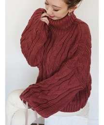 ROYAL PARTY | 【ZOZO限定】オフタートルケーブルボリュームニット(ニット/セーター)