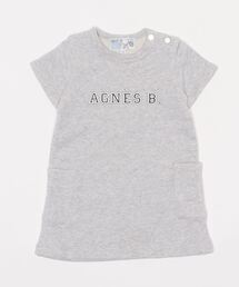 agnes b.（アニエスベー）の「SCP9 L ROBE ベビー ロゴワンピース（ワンピース・キッズ）」