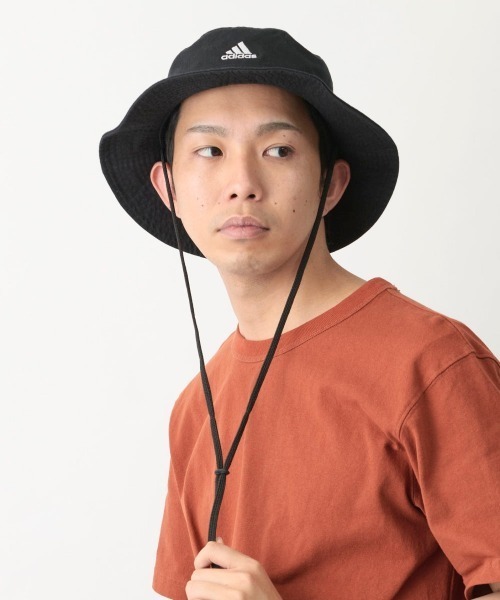 adidas（アディダス）の「【adidas】BOS TWILL ADV / 【アディダス】UVカット　ウォッシャブルアドベンチャーハット（ハット・レディース・ベージュ/ブラック/グリーン/ネイビー・58cm/60cm/62cm）」の16枚目の写真