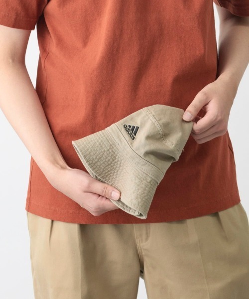 adidas（アディダス）の「【adidas】BOS TWILL ADV / 【アディダス】UVカット　ウォッシャブルアドベンチャーハット（ハット・レディース・ベージュ/ブラック/グリーン/ネイビー・58cm/60cm/62cm）」の7枚目の写真