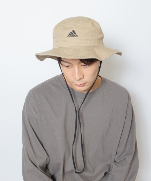 adidas（アディダス）の「【adidas】BOS TWILL ADV / 【アディダス】UVカット　ウォッシャブルアドベンチャーハット（ハット・レディース・ベージュ/ブラック/グリーン/ネイビー・58cm/60cm/62cm）」の22枚目の写真