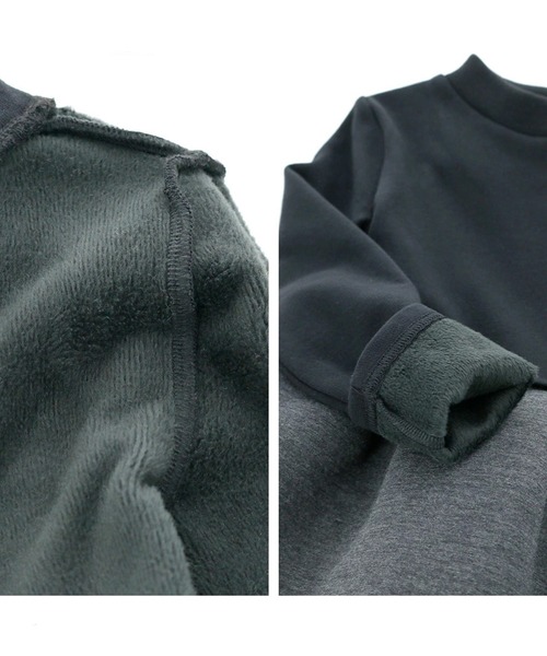 Catherine Cottage（キャサリンコテージ）の「リボンカットソーワンピース（ワンピース・キッズ・ブラック×グレー/ブラック×ブラック/グレー/グレー系・110/120/130/140/150）」の5枚目の写真