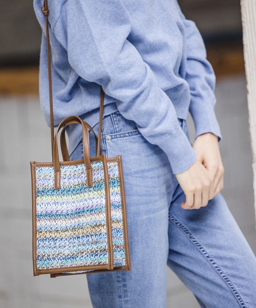 セール パターンスクエアミニバッグ ショルダーバッグ Bayflow ベイフロー のファッション通販 Zozotown