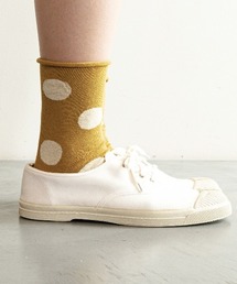 Homie（ホミー）の「・Homie / ホミー  COTTON LINEN DOT SOCKS  H-038･･ DLI（ソックス/靴下）」