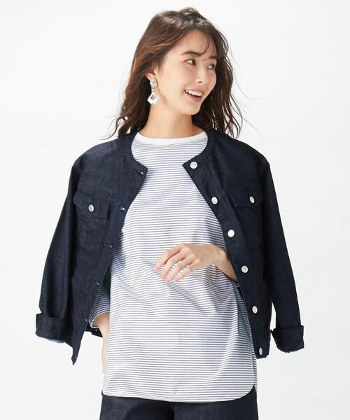 ジェイプレスデニムストレッチジャケット