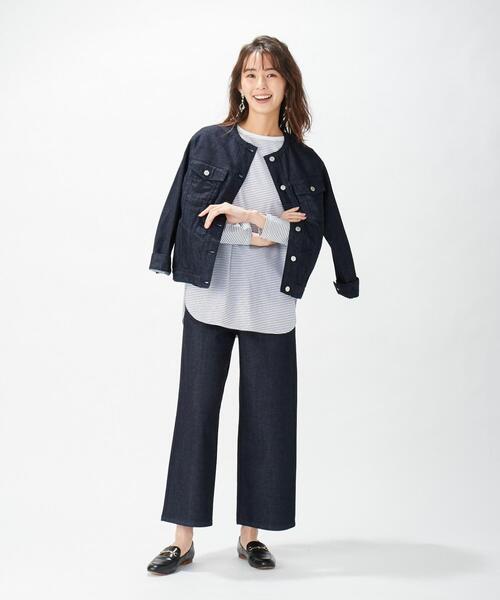 セール】【洗える】8.5オンス ストレッチ デニム ジャケット（デニム